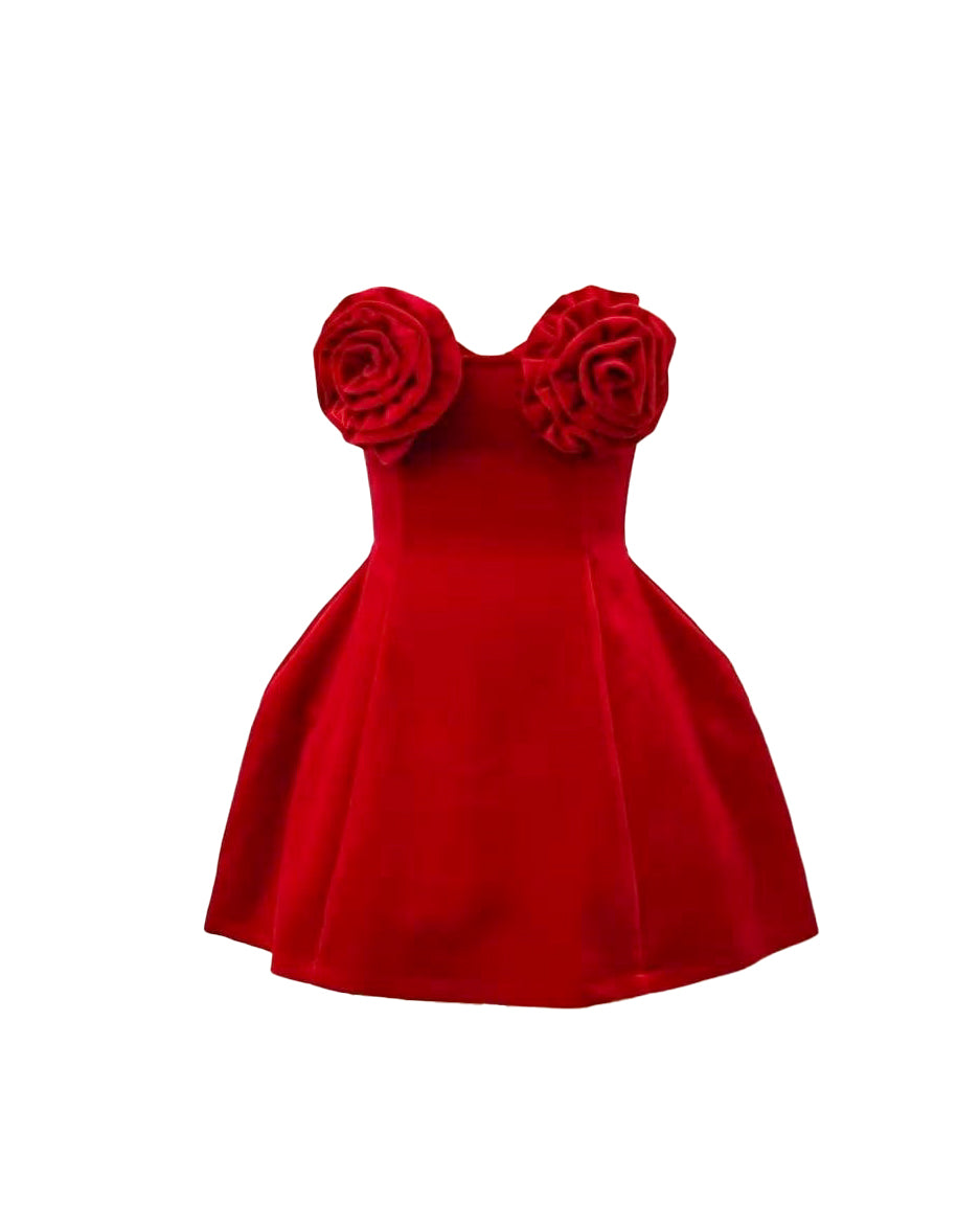 red mini dress pinterest A Dozen Roses
